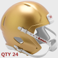 Helmets, Blank Mini Helmets: Bulk Mini Speed Football Helmet SHELL South Bend Gold Qty 24