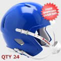 Helmets, Blank Mini Helmets: Bulk Mini Speed Football Helmet SHELL Royal Blue Qty 24