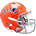 Helmets, Full Size Helmet: Illinois Fighting Illini Speed Replica Football Helmet <i>1971-1987</i>