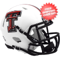 Helmets, Mini Helmets: Texas Tech Red Raiders NCAA Mini Speed Football Helmet <i>2024 White</i>