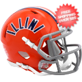 Helmets, Mini Helmets: Illinois Fighting Illini NCAA Mini Speed Football Helmet <i>1971-1987</i>