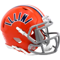 Helmets, Mini Helmets: Illinois Fighting Illini NCAA Mini Speed Football Helmet <i>1971-1987</i>