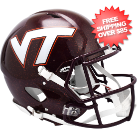 Virginia Tech Hokies Speed Football Helmet <i>Maroon</i>