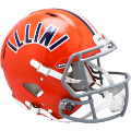 Helmets, Full Size Helmet: Illinois Fighting Illini Speed Football Helmet <i>1971-1987</i>