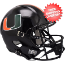 Miami Hurricanes Speed Replica Football Helmet <i>Black</i>