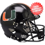 Miami Hurricanes Speed Football Helmet <i>Black</i>