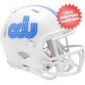 Helmets, Mini Helmets: Old Dominion Monarchs NCAA Mini Speed Football Helmet <i>Racetrack 2024</i>