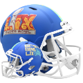 Helmets, Full Size Helmet: Super Bowl 59 Speed Helmet <B>Flat Royal Blue</B>