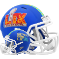 Helmets, Mini Helmets: Super Bowl 59 Mini Speed Football Helmet <B>Flat Royal Blue</B>