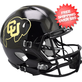 Colorado Buffaloes Speed Football Helmet <i>Matte Black</i>