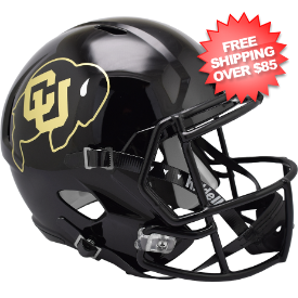 Colorado Buffaloes Speed Replica Football Helmet <i>Matte Black</i>