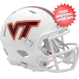 Virginia Tech Hokies NCAA Mini Speed Football Helmet <i>White</i>