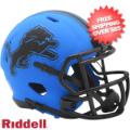 Helmets, Mini Helmets: Detroit Lions NFL Mini Speed Football Helmet <B>RAVE</B>