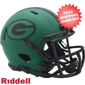 Green Bay Packers NFL Mini Speed Football Helmet <B>RAVE</B>