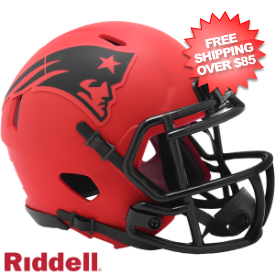 New England Patriots NFL Mini Speed Football Helmet <B>RAVE</B>