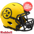 Helmets, Mini Helmets: Pittsburgh Steelers NFL Mini Speed Football Helmet <B>RAVE</B>