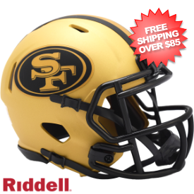 San Francisco 49ers NFL Mini Speed Football Helmet <B>RAVE</B>