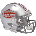 Helmets, Mini Helmets: Ohio State Buckeyes 2024 National Champions NCAA Mini Speed Football Helmet