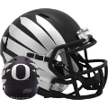 Helmets, Mini Helmets: Oregon Ducks NCAA Mini Speed Football Helmet <B>Black w/Wing</B>