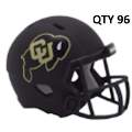 Helmets, Pocket Pro Helmets: Colorado Buffaloes Speed Pocket Pro QTY 96