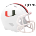 Helmets, Pocket Pro Helmets: Miami Hurricanes Speed Pocket Pro QTY 96