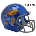 Helmets, Pocket Pro Helmets: Kansas Jayhawks Speed Pocket Pro QTY 96