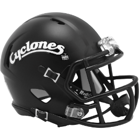 Iowa State Cyclones NCAA Mini Speed Football Helmet <i>Cyclones Black</i>