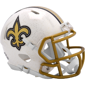 New Orleans Saints NFL Mini Speed Football Helmet <i>2025 Alternate On-Field</i>