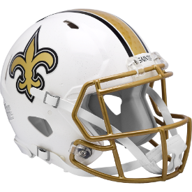 New Orleans Saints Speed Football Helmet <i>2025 Alternate On-Field</i>