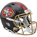 Helmets, Mini Helmets: San Francisco 49ers NFL Mini Speed Football Helmet <i>2025 Rivalries</i>