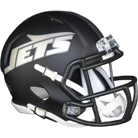New York Jets NFL Mini Speed Football Helmet <B>2025 Rivalries</B>