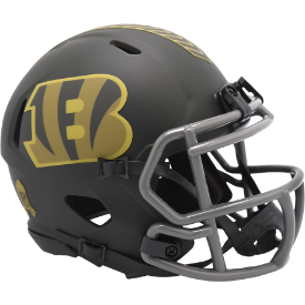 Cincinnati Bengals NFL Mini Speed Football Helmet <B>SALUTE TO SERVICE 4 SALE</B>