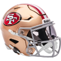 Helmets, Mid Size Helmets: San Francisco 49ers Mid Sized SpeedFlex Helmet
