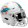 Helmets, Mid Size Helmets: Miami Dolphins Mid Sized SpeedFlex Helmet