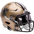 Helmets, Mid Size Helmets: New Orleans Saints Mid Sized SpeedFlex Helmet