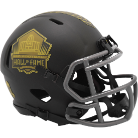Hall of Fame Mini Speed Football Helmet <B>SALUTE TO SERVICE 4 SALE</B>