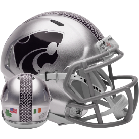Kansas State Wildcats NCAA Mini Speed Football Helmet <b>Dublin SALE</b>