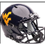 West Virginia Mountaineers NCAA Mini Speed Football Helmet <i>Glossy Navy</i>