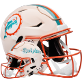 Helmets, Full Size Helmet: Miami Dolphins SpeedFlex Football Helmet <B>RETRO</B>