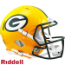 Green Bay Packers Speed Football Helmet