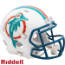 Miami Dolphins 1980 to 1996 Riddell Mini Speed Throwback Helmet