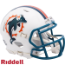 Miami Dolphins 1997 to 2012 Riddell Mini Speed Throwback Helmet