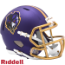 Baltimore Ravens NFL Mini Speed Football Helmet <i>2024 Alternate On-Field</i>
