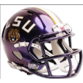 Helmets, Full Size Helmet: LSU Tigers Speed Replica Football Helmet <B>Purple</B>