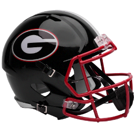 Georgia Bulldogs Speed Replica Football Helmet <i>Black</i>