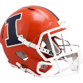Helmets, Full Size Helmet: Illinois Fighting Illini Speed Replica Football Helmet <i>Orange</i>