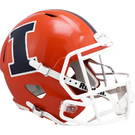 Illinois Fighting Illini Speed Replica Football Helmet <i>Orange</i>