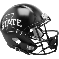Helmets, Full Size Helmet: Iowa State Cyclones Speed Replica Football Helmet <i>Satin Black</i>