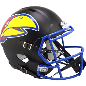Kansas Jayhawks Speed Replica Football Helmet <i>Black</i>