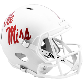 Mississippi (Ole Miss) Rebels Speed Replica Football Helmet <i>Gloss White</i>